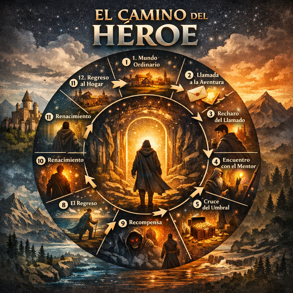 el viaje del héroe en doce etapas